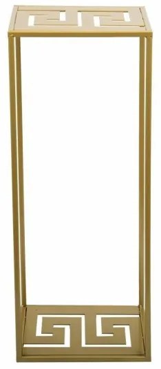 Suport pentru flori 60x24 cm, culoare aurie