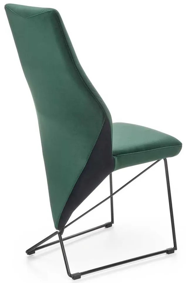Scaun de bucătărie Vera, verde închis