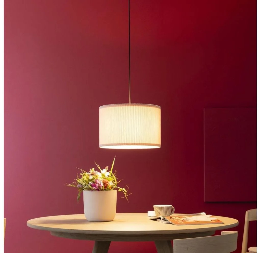 Lustră pe cablu Brilliant TONY 1xE27/20W/230V d. 35 cm crem