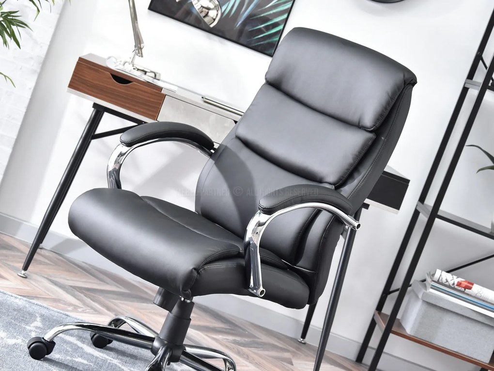 Fotoliu Luxus (negru + crom). Promo -26%. 1109951