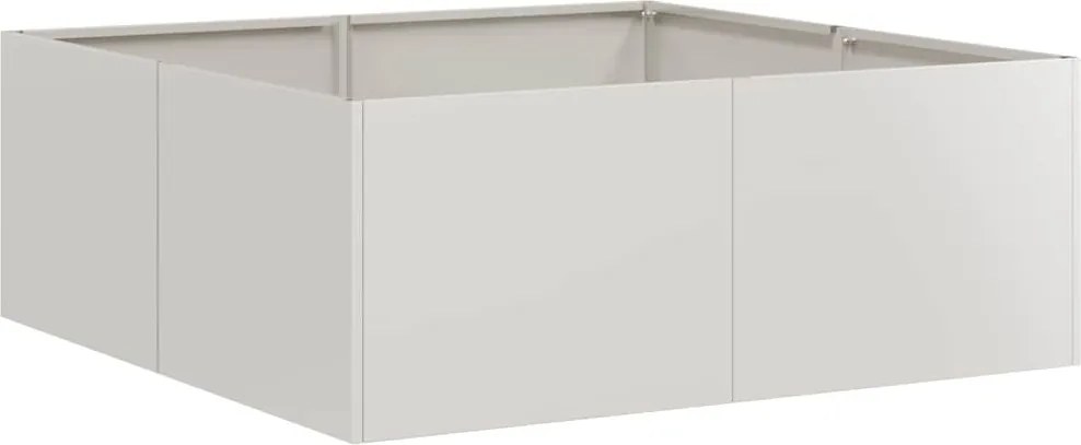 vidaXL Jardinieră 80x80x30 cm oțel inoxidabil