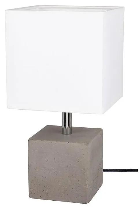 Spot-Light 6191936 - Lampă de masă STRONG SQUARE 1xE27/25W/230V beton