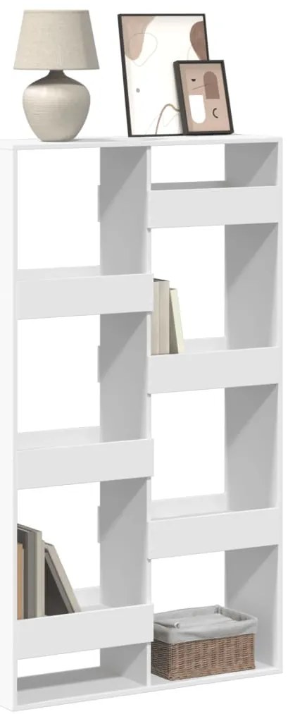 vidaXL Bibliotecă, alb, 100x33x175 cm, lemn prelucrat
