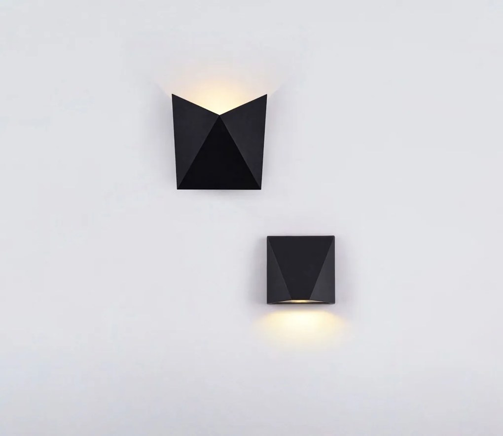 Aplica LED pentru iluminat exterior cu protectie IP54 Beekman negru MYO577WL-L5B