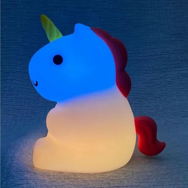 Lampă LED RGB tactilă reîncărcabilă dimabilă pentru copii MegaLight MAGGY EGG LED/5V