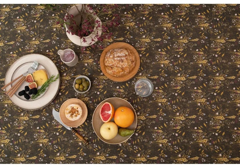 Față de masă din in 140x140 cm Woodland – Linen Tales