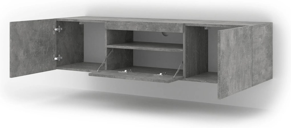 Masă TV/Dulap Aurinko 150 (beton). 1083428