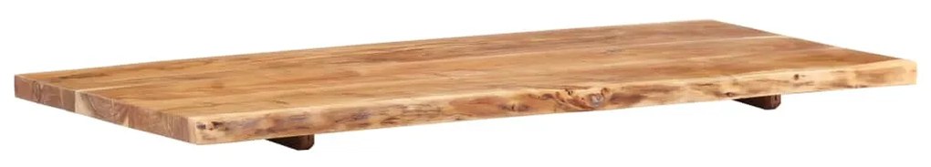 Blat lavoar de baie, 118x55x3,8 cm, lemn masiv de acacia 118 x 55 x 3.8 cm