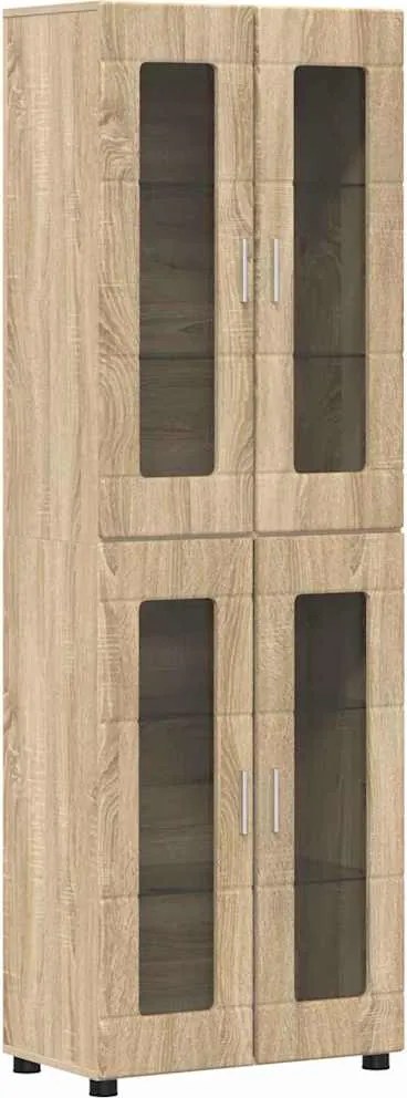 vidaXL Bufet FLORIN Stejar Sonoma 60 x 35 x 182 cm Lemn compozit