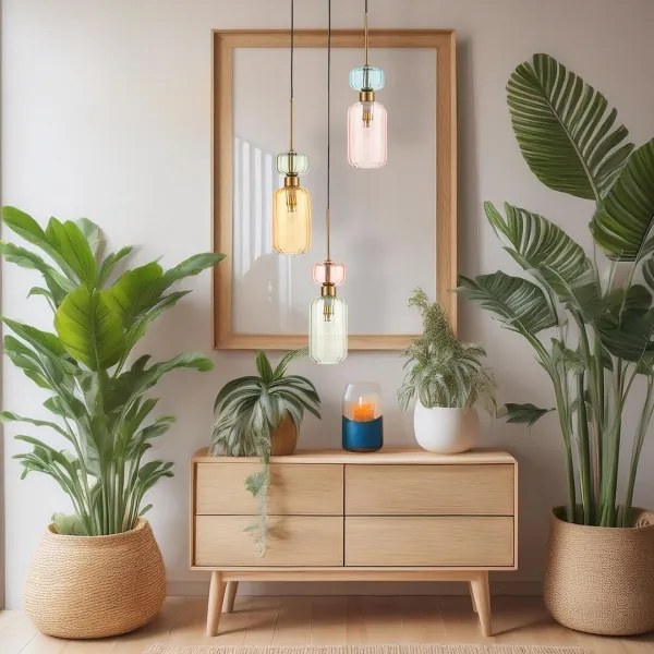 Lustră pe cablu MOLLY 3xE14/40W/230V d. 38 cm colorat