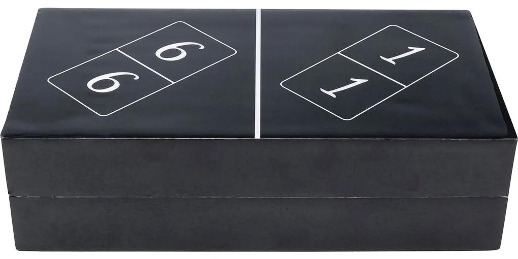 Obiect decorativ Domino Negru 24x7cm