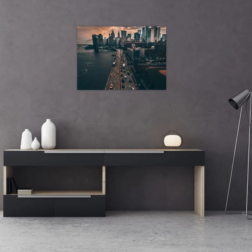 Tablou cu Manhattan (70x50 cm), în 40 de alte dimensiuni noi