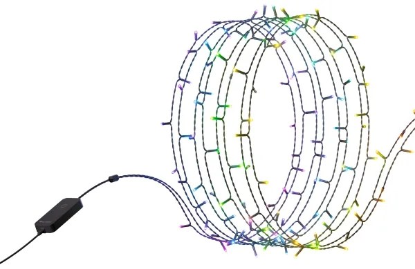 Instalație LED RGBW de Crăciun de exterior ESSENTIALS 250xLED 2x10m 2700-6500K Wi-Fi IP44