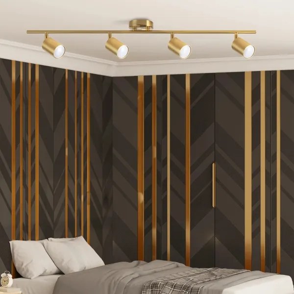 Spot GOLDI 4xGU10/10W/230V auriu