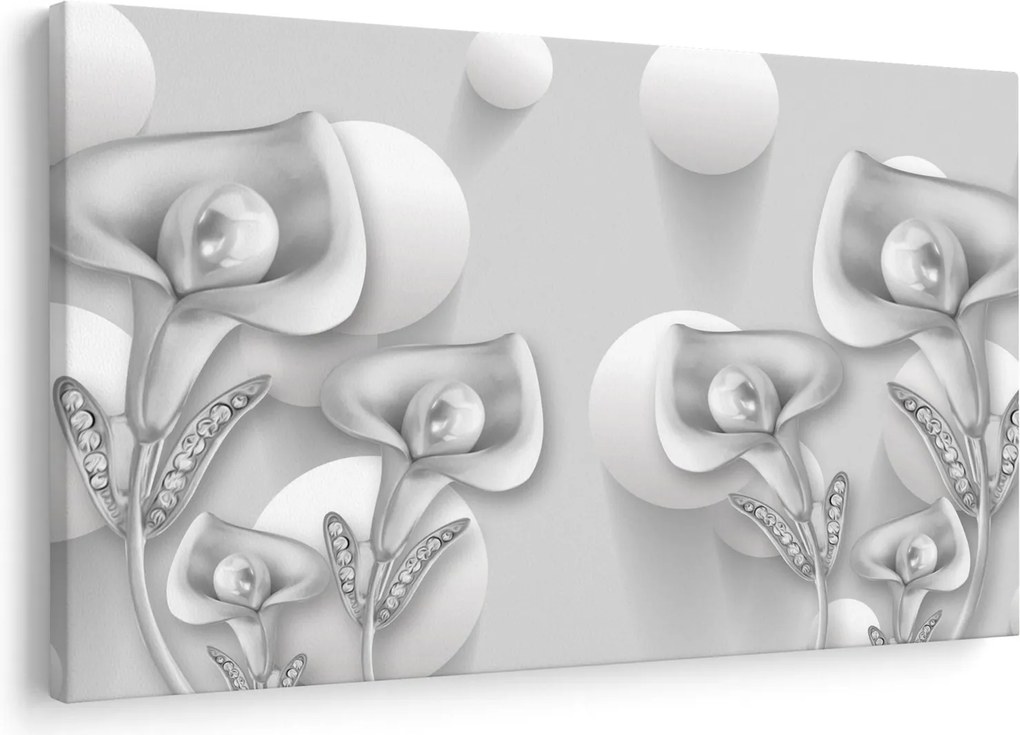 Tablou -Design flori (90x60 cm)