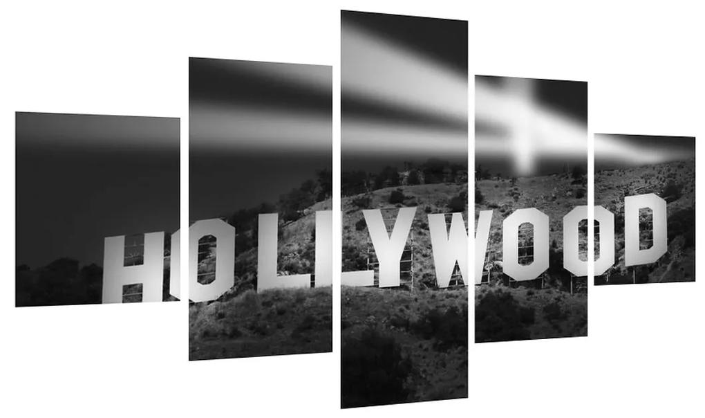 Tablou cu inscripția Hollywood (125x70 cm), în 40 de alte dimensiuni noi