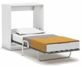 Set pat de o persoană pliabil cu masa pliabila - MIDI CAPSULE DESK BED SET(100X200X16)