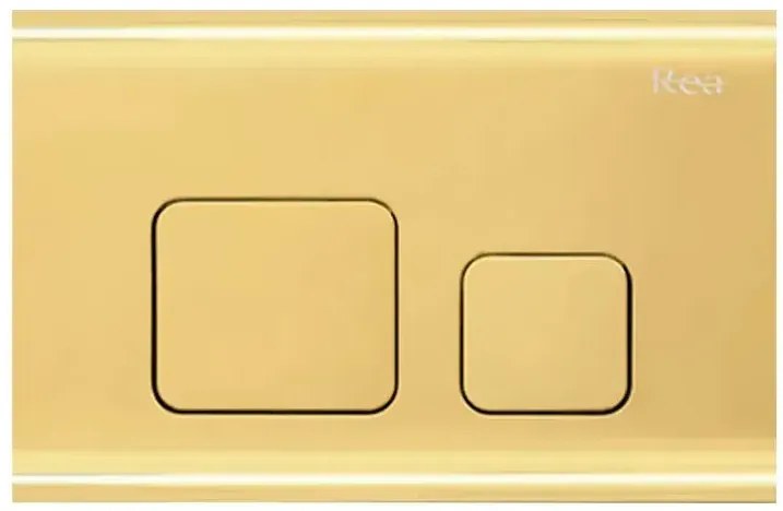 Set cadru pentru vas de toaletă cu buton F  Gold