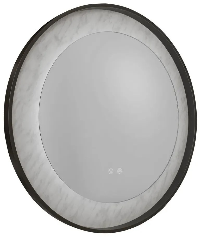 Oglinda cu iluminat pentru baie cu protectie IP44 Luxo LED, 80cm