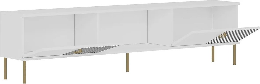 Comoda TV, Hanah Home, Paye, 180x45x30 cm, Alb