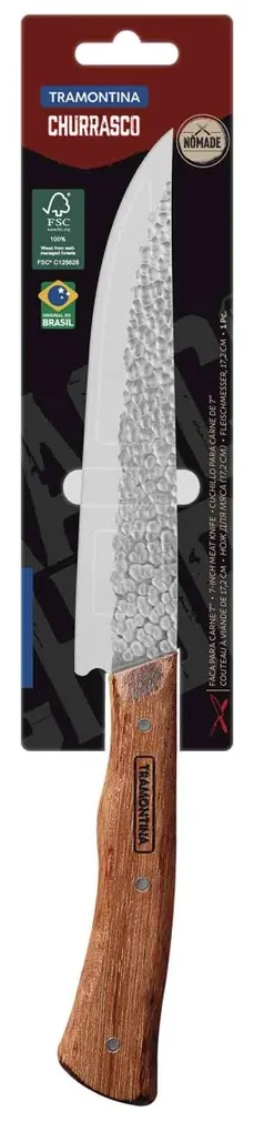 Cutit pentru carne cu lama de 17 cm Nomade Tramontina 22866107, fabricat in Brazilia