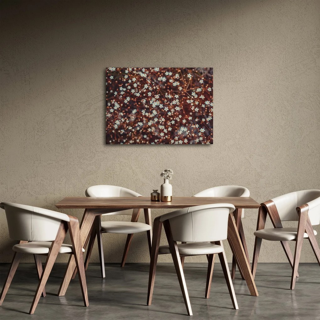 Tablou cu floare de nu mă uita (70x50 cm)