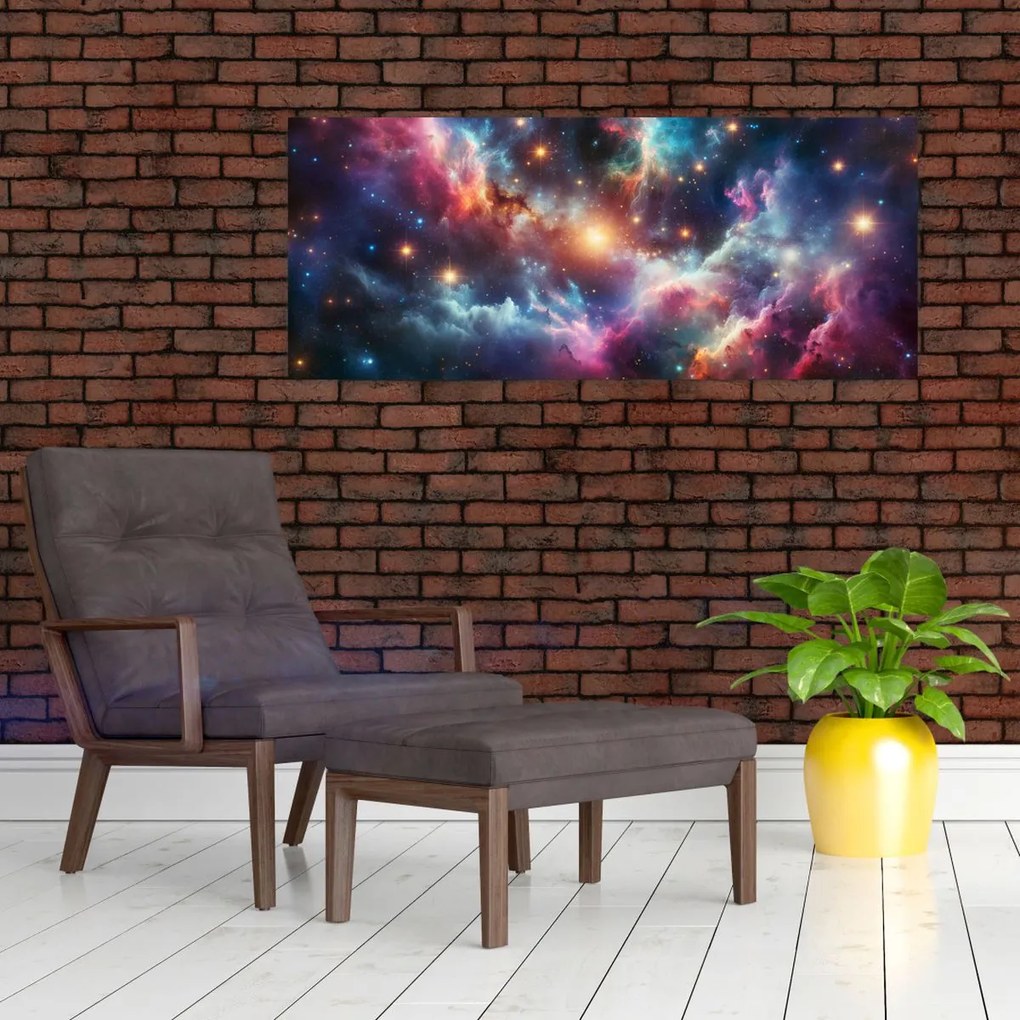 Tablou - Univers întunecat (120x50 cm)