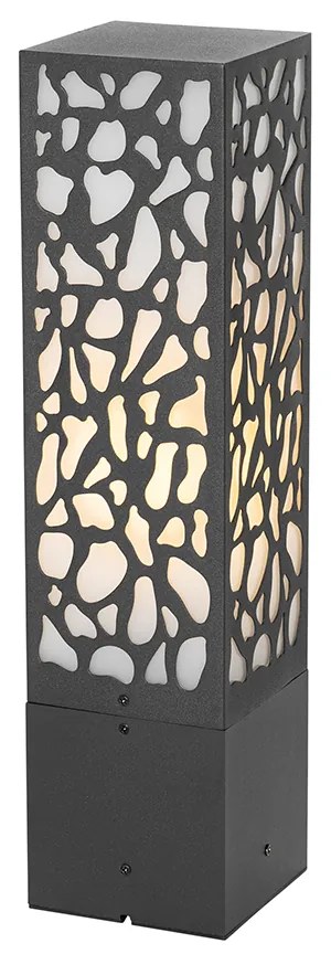 Stâlp modern pentru exterior negru 40 cm IP44 - Nicole