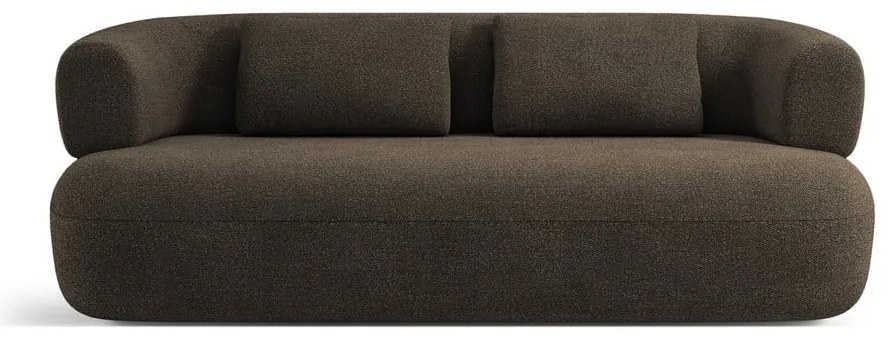 Canapea maro cu tapițerie din țesătură bouclé 178 cm Jenny – Micadoni Home