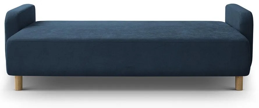 Canapea albastru-închis extensibilă, cu spațiu de depozitare 231 cm Elen – Micadoni