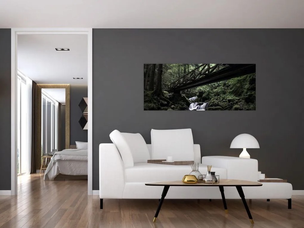 Tablou din pădurea neagră (120x50 cm)