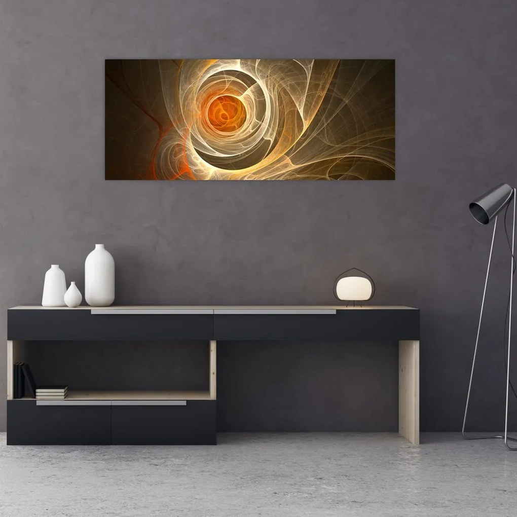 Tablou cu abstracție (120x50 cm)