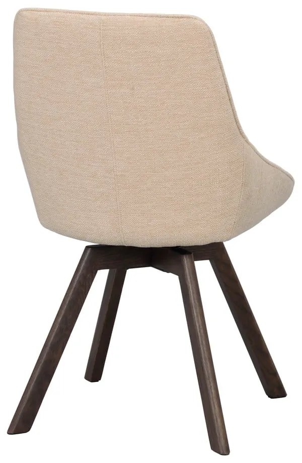 Scaune de dining bej 2 buc. Alison – Rowico