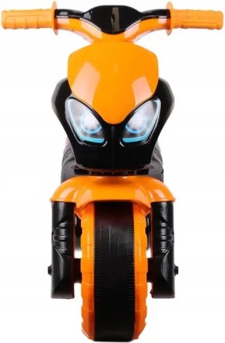 Motocicletă fără pedale portocalie/neagră