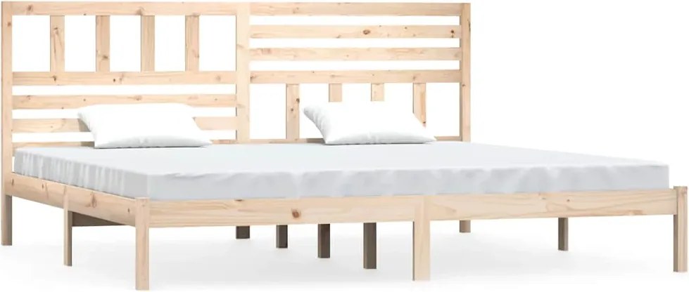 vidaXL Cadru de pat, 200x200 cm, lemn masiv de pin