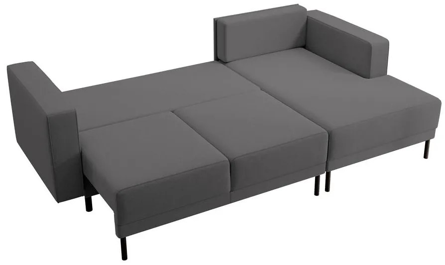 Colțar Rodriguez mini (D) (gri negru + negru). 1099544