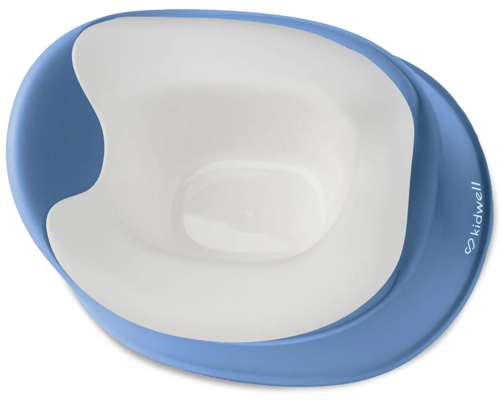 Olita copii, Nilo, recipient detasabil, baza antiderapanta, bariera anti-stropire, Blue