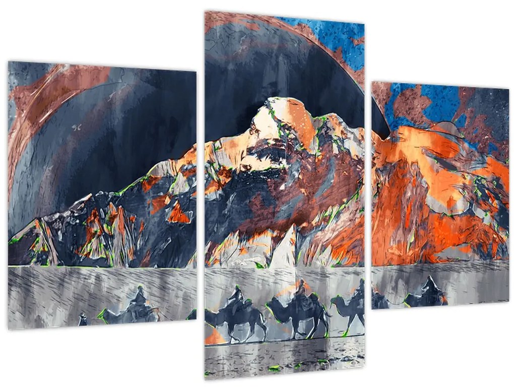 Tablou - Ilustrație de sweathouses (90x60 cm)