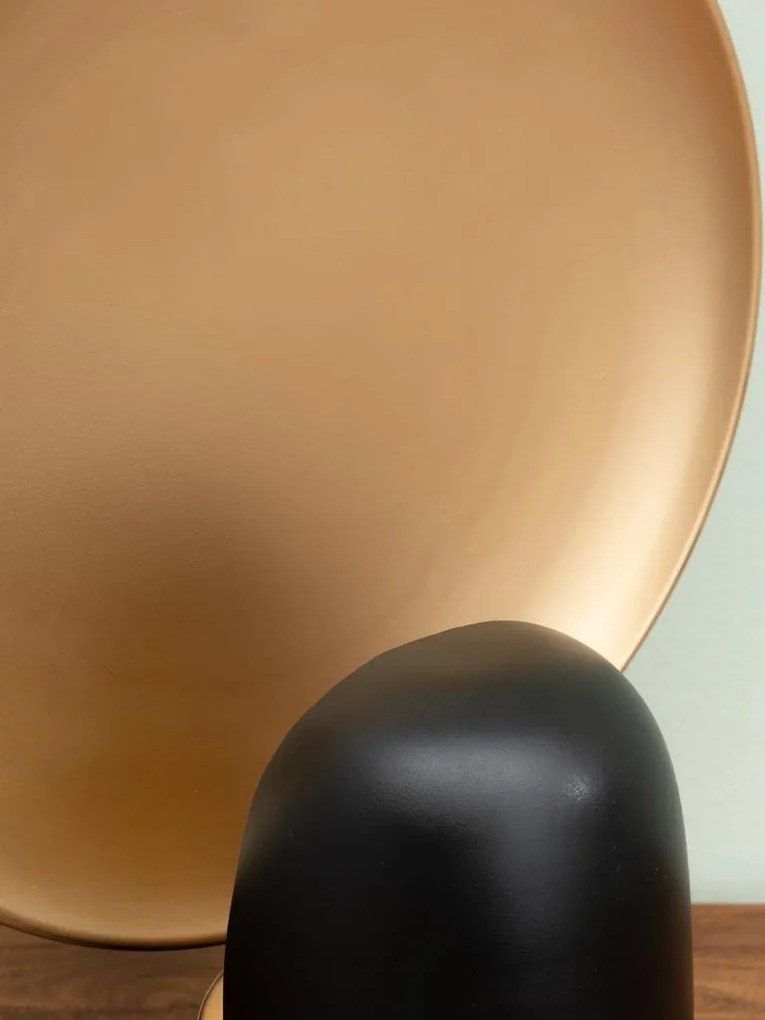 Lampa de masa, aurie, din metal, Goldie