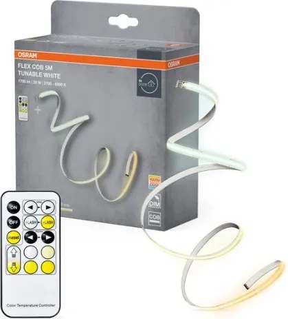 Osram - bandă LED reglabilă FLEX COB 5m LED/35W/230V 2700-6500K + telecomandă