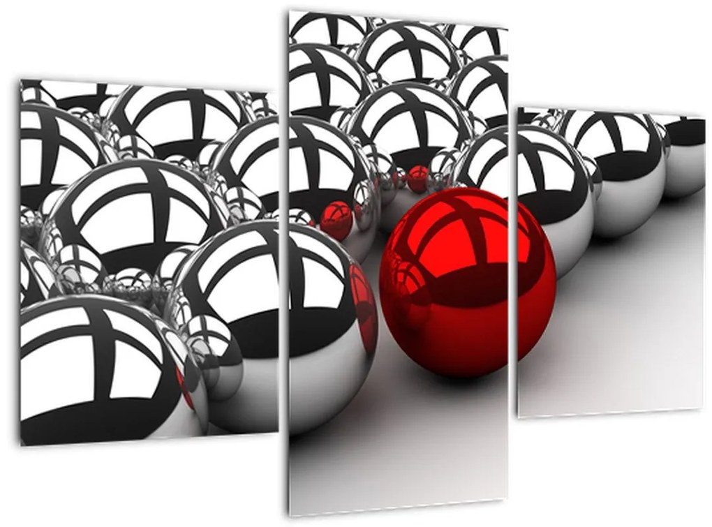 Tablou cu bile lucioase (90x60 cm)