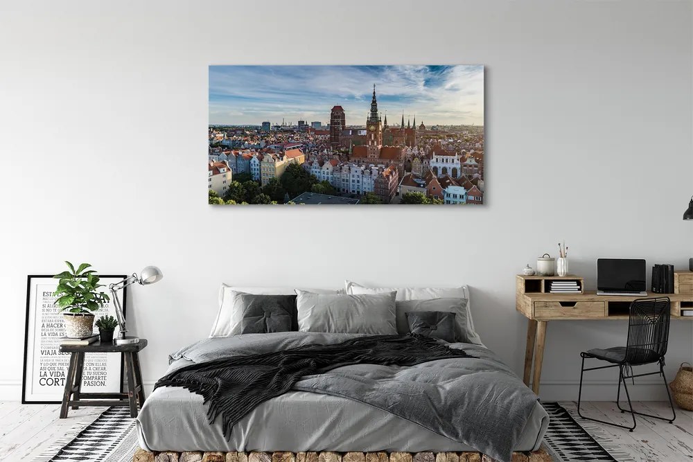 Tablouri canvas Biserica Gdańsk Panorama