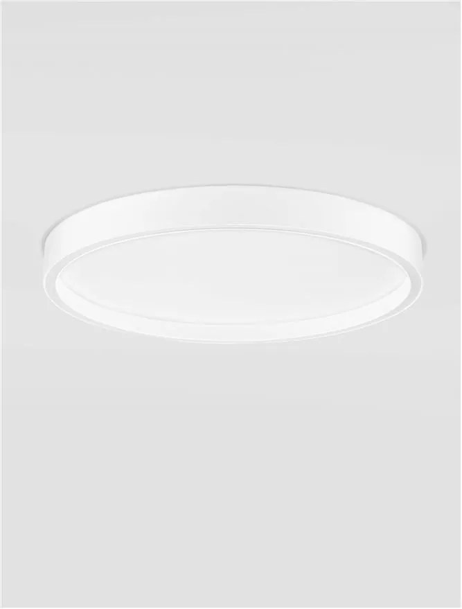 Plafoniera LED design slim ISTOS alb D-50cm