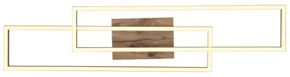 Plafonieră LED Globo 67208-30 DAKARI LED/30W/230V 3000K 60x80 cm negru