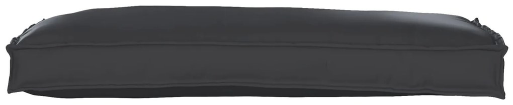 vidaXL Pernă pentru bancă din paleți Negru 100 x 40 x 8 cm