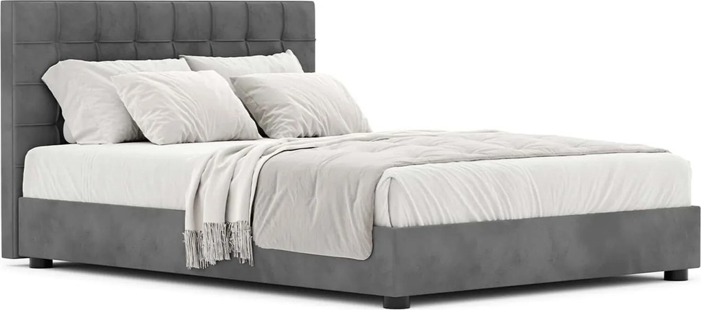Pat Drimus Tapitat cu Saltea 120/140/160/180x200cm - 120x200