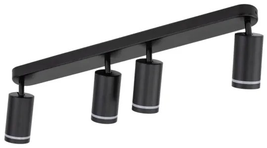 Spot JET 4xGU10/10W/230V negru