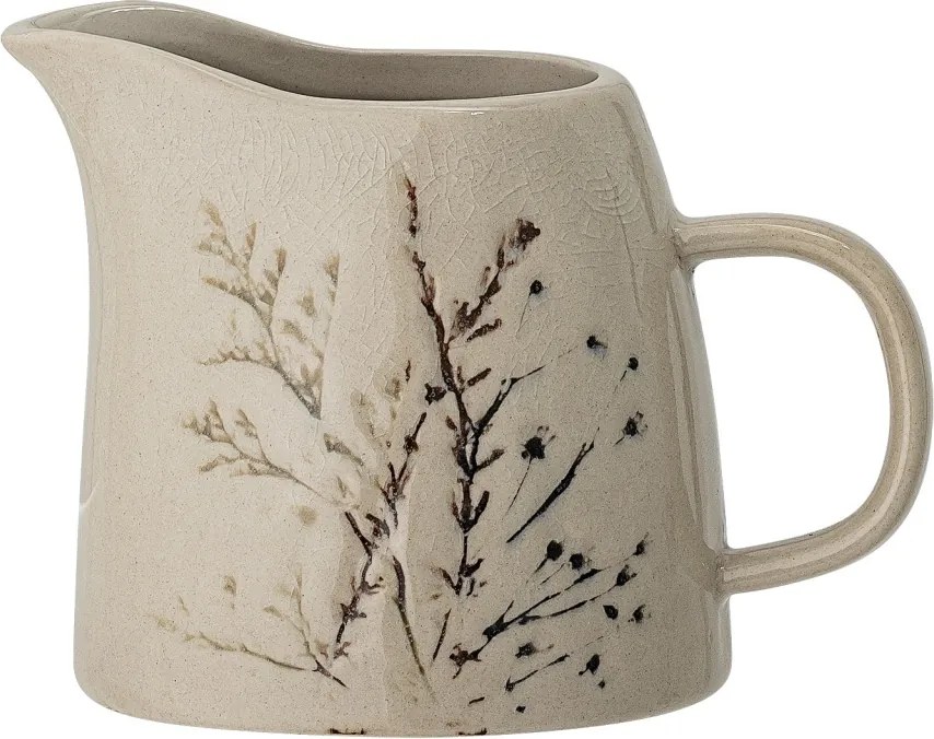 Letieră pentru lapte din ceramică cu flori de câmp, D8×H9 cm, 250 ml, „Bea"