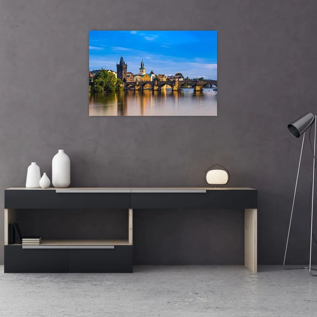 Tablou cu podul Carol (90x60 cm)