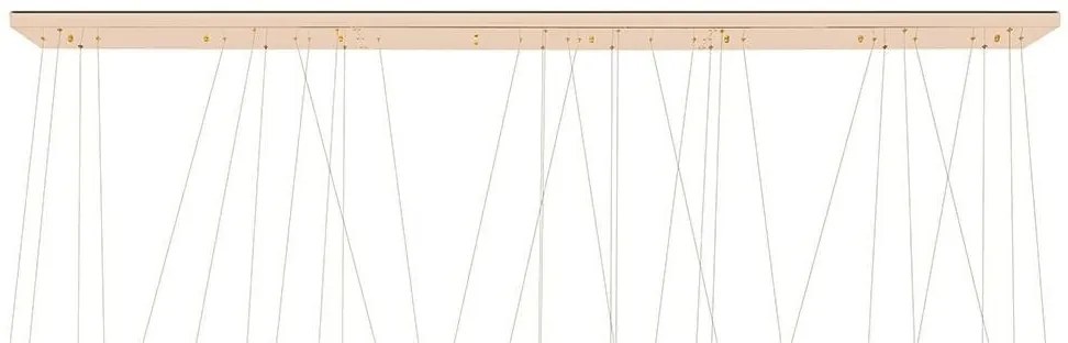 Lustra XXL suspendata LED design ambiental Ring LINE 8 auriu